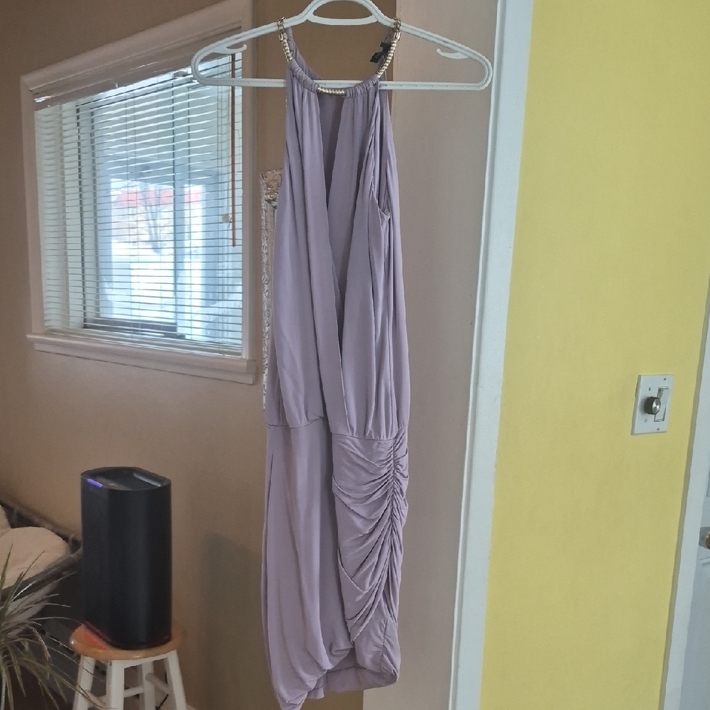 Marciano Lilac Asymmetrical Dress